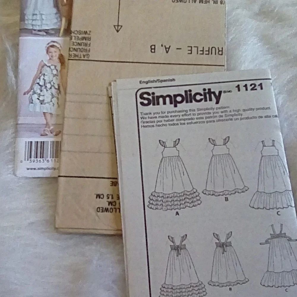 Simplicity sewing pattern